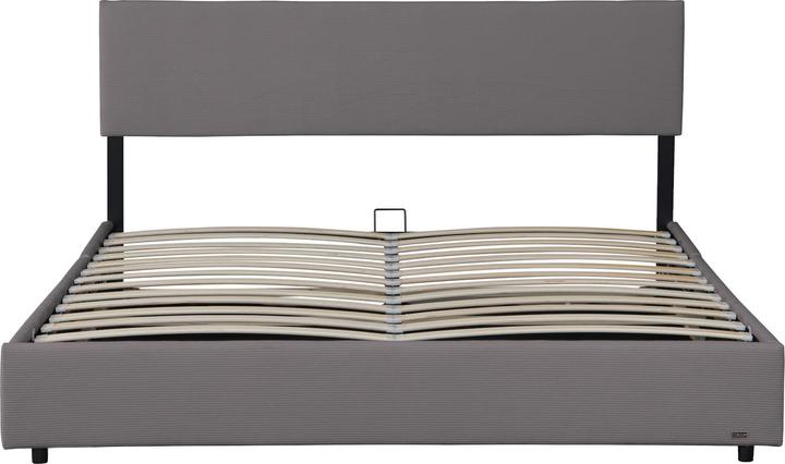 Image du produit Corium Polsterbett Juva mit Matratze und Bettkasten 180x200 cm Grau (180 x 200 cm)