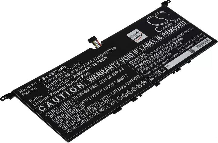 Immagine prodotto AccuCell Batteria adatta per Laptop Lenovo Yoga S730, IdeaPad 730S 13, Tipo L17C4PE1 e altri - 15,36V - 2650 (2650 mAh)
