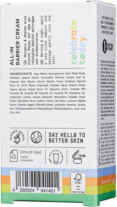 Produktbild Nø Cosmetics All-In Barrier Cream (50 ml, 24h Creme)