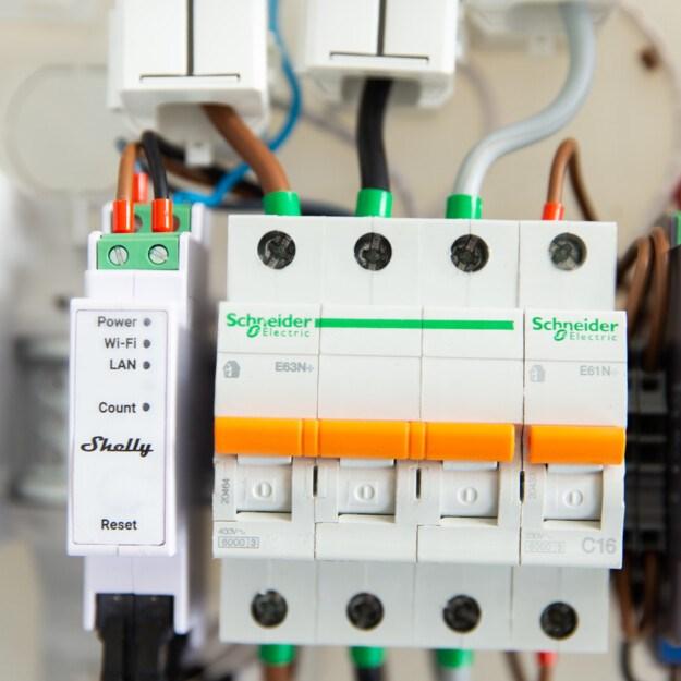 Actual product image Shelly Pro 3EM 120A
