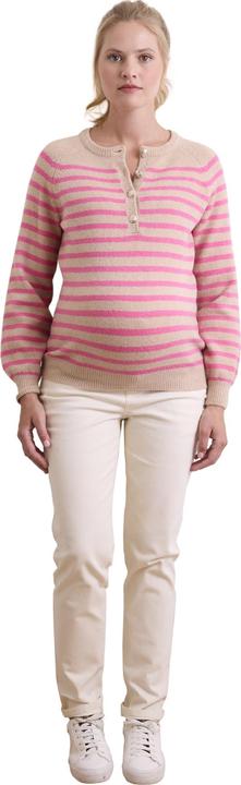 Produktbild Vertbaudet Pullover für Schwangerschaft & Stillzeit mit Henley-Ausschnitt (W32/L34)