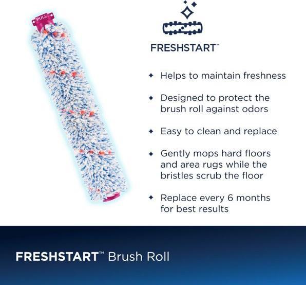 Actual product image Bissell Universal brush roll with FRESHSTART for Crosswave