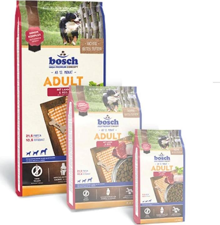 Produktbild Bosch Petfood Lamm & Reis (Adult, 1 Stk., 15000 g)