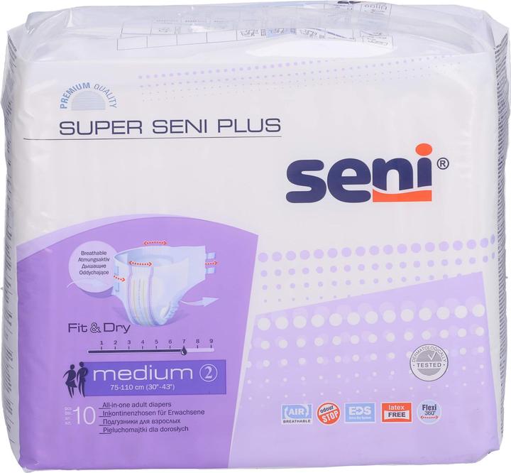 Actual product image Seni Super M Plus Nappy N (10 x, M)