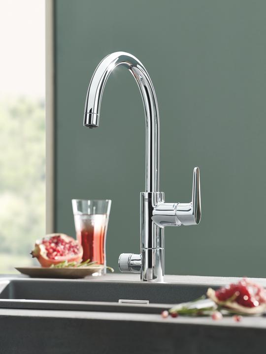 Image du produit Grohe Robinet de cuisine avec fonction filtre Blue chromé brillant 30385000