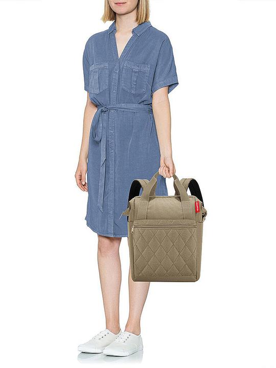 Produktbild reisenthel Rucksack Allrounder R Rhombus Olive (12 l)