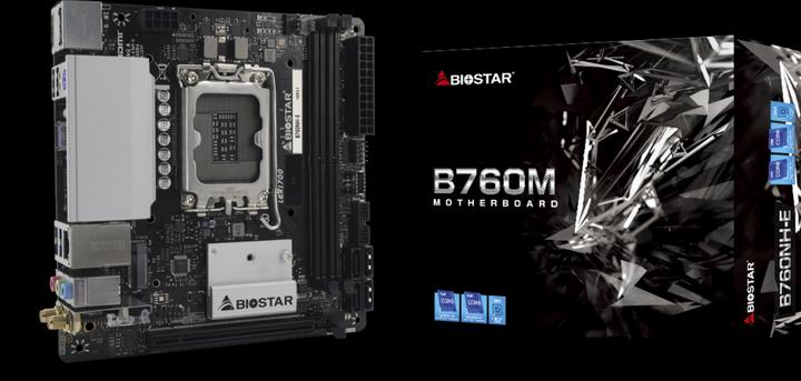 Produktbild Biostar B760NH-E (LGA 1700, Intel B760, Mini-ITX)