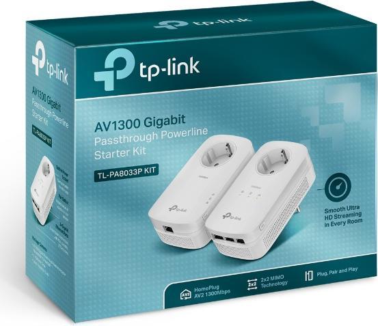 Actual product image TP-Link TL-PA8033P Kit (1300 Mbit/s)