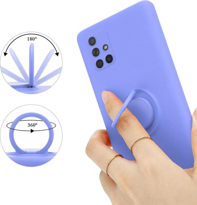 Produktbild Cadorabo TPU Liquid Ring Silicone Case Hülle (Samsung Galaxy M40s)