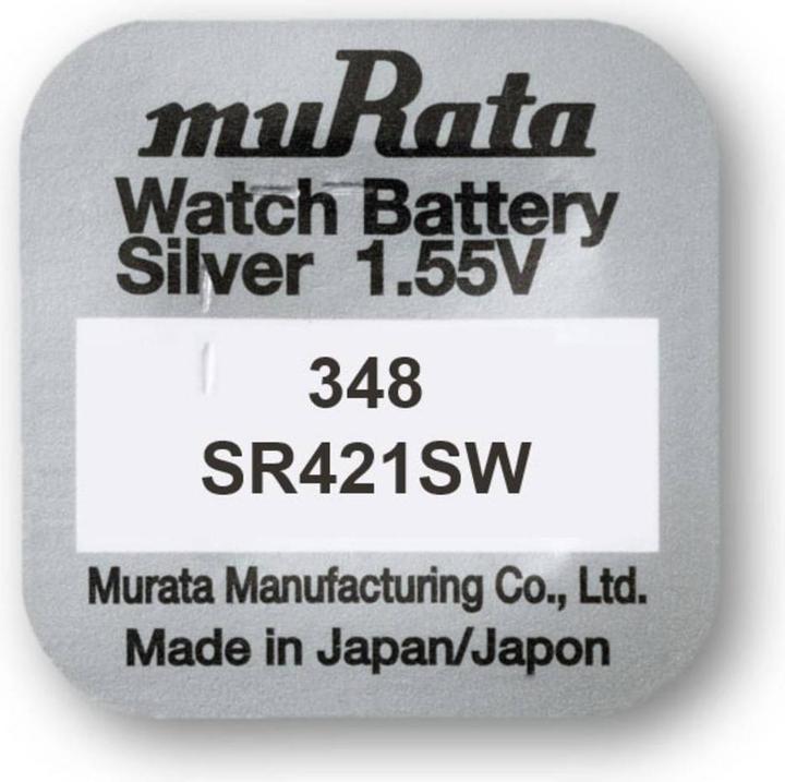 Actual product image Murata Button cells 348 (10 pcs., 12.50 mAh)