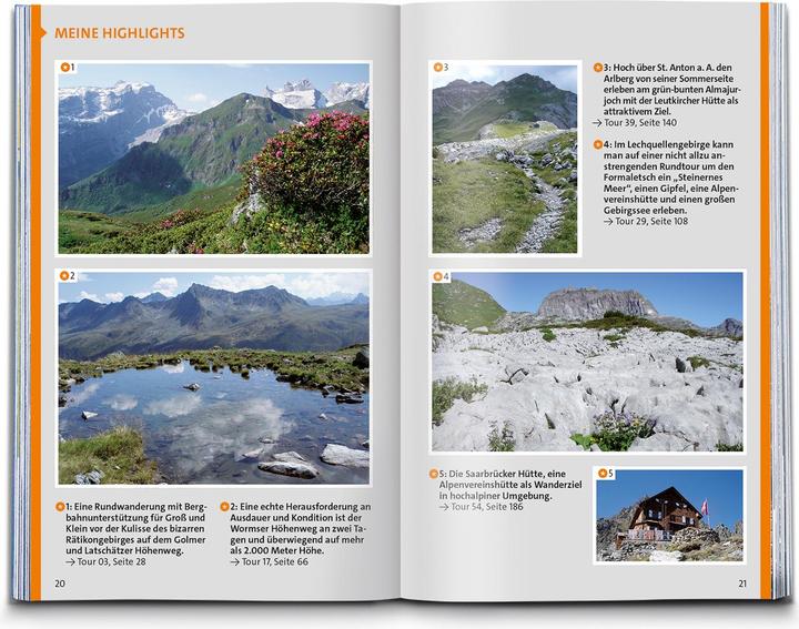 Produktbild Wanderführer Montafon, Arlberg, Silvretta, 60 Touren