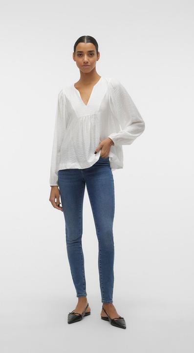 Image du produit Vero Moda Coupe normale Col mandarin Élastique aux poignets Chemise (S)