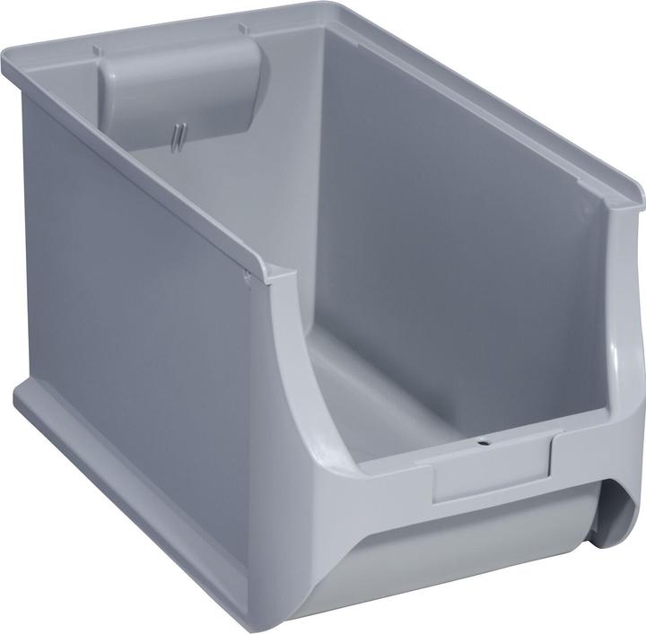 Productafbeelding Allit Open opbergbak ProfiPlus Box 4H, gemaakt van PP, grijs maat 4H, max. belasting: 30 kg, max. (9.80 l)