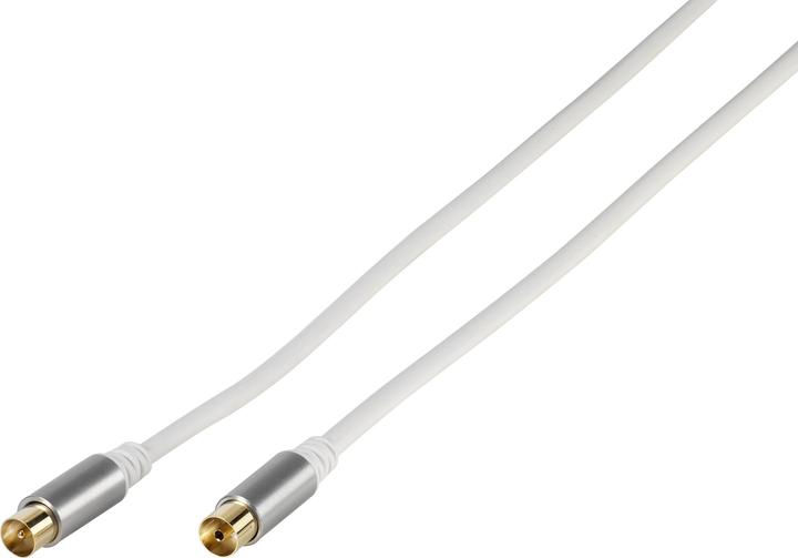 Image du produit Vivanco Câble d'antenne, 3m, 90dB Blanc Antenna Cable, 3m, 90dB (90 dB, Câble d'antenne)