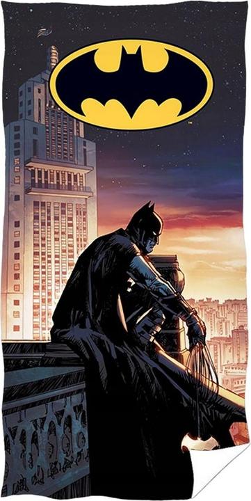 Image du produit Batman Serviette de plage en coton avec logo (140 x 70 cm)