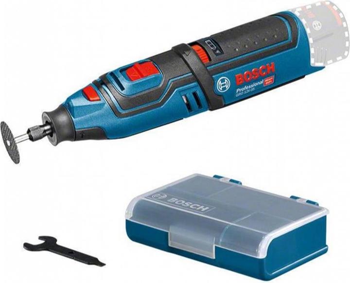 Outil multi-rotatoire sans fil GRO 12V-35, Fixation du boîtier, Sans batterie ni chargeur, L-Boxx, Clé, Plaque de séparation, Boîte d'accessoires, Mandrin à expansion, Mandrin à pinces, 1/2 L-Boxx Insert pour batterie et chargeur, 1/2 L-Boxx Insert pour outil