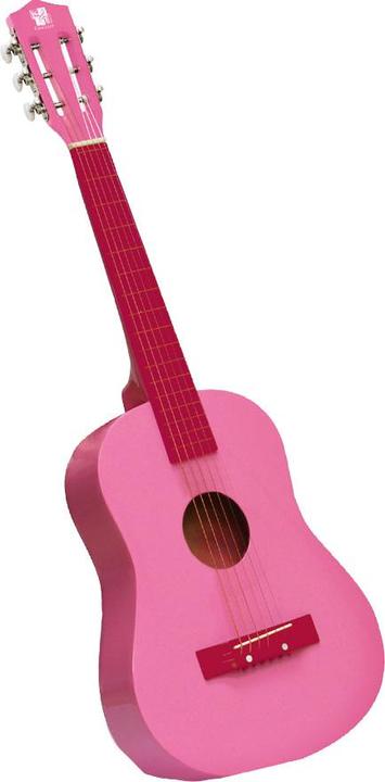 Produktbild 701208 Gitarre 75 cm, Kindergitarre aus Holz, Musikinstrument für Anfänger, Holzgitarre zu
