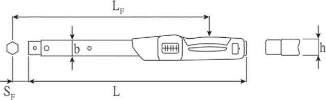 Produktbild Stahlwille Drehmomentschlüssel 730/12 Fix 25 - 130 Nm 14 x 18 mm (25 Nm, 130 Nm)