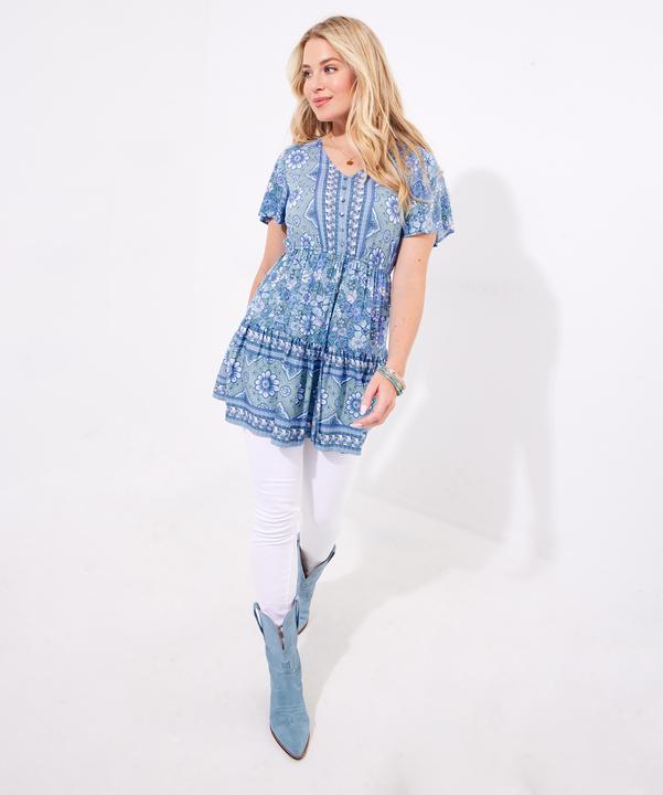 Immagine prodotto Joe Browns Floral Border Tie-Waist Tunic (40)
