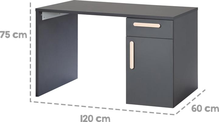 Immagine prodotto Roba Scrivania Jara (75 x 60 x 120 cm)