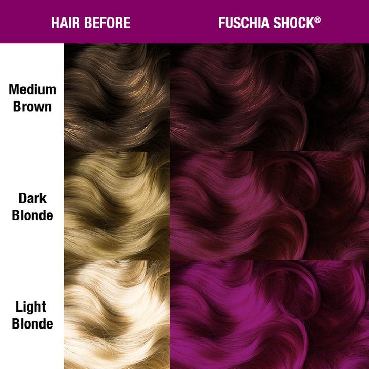 Actual product image Skybound Fuschia Shock Classic Cream Vegan Cruelty Free Pink Semi Permanent Hair Dye 118ml (Fuschia Shock)