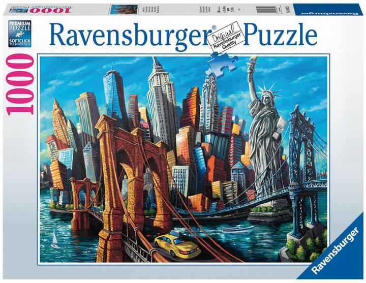 Produktbild Ravensburger Welkom in New York Jigsaw puzzle 1000 pc(s) Landscape (1000 Teile)