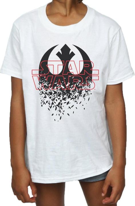 Image du produit Star Wars - T-shirt THE LAST JEDI SHATTERED EMBLEM - Fille (140, 146)