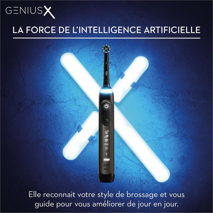 Image du produit Oral-B Brosse à dents électrique Genius X Black (Brosse à dents oscillo-rotative)