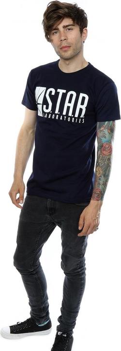 Actual product image Mens The Flash STAR Labs T-Shirt (XL)