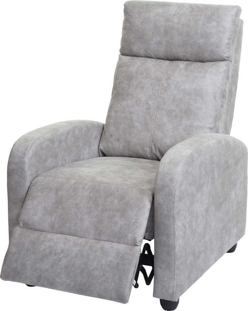 Produktbild Swisshandel24 Fernsehsessel HWC-F76, Relaxsessel Sessel Liegesessel, Liegefunktion verstellbar Stoff/Textil vint