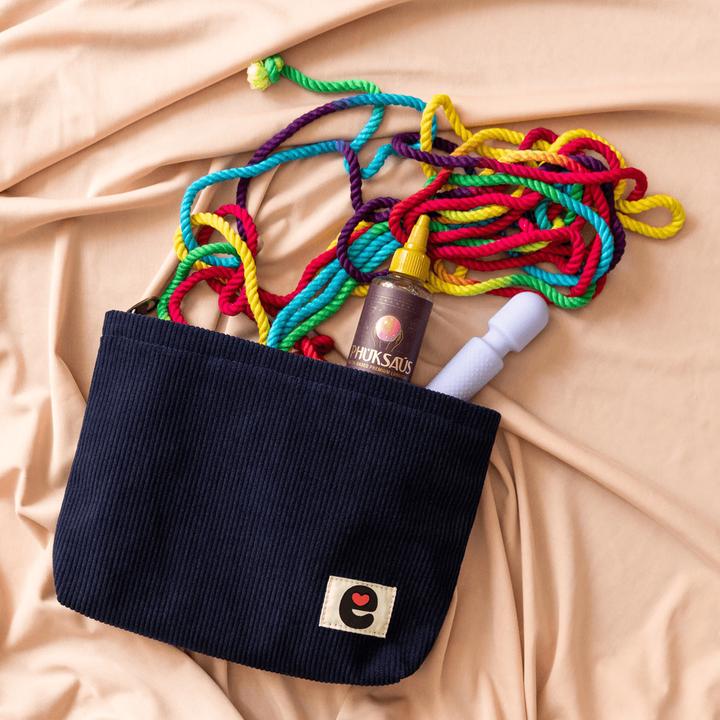Actual product image Emojibator Pleasure Pouch Midnight