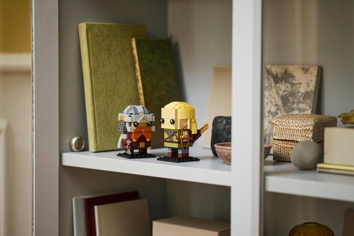 Image du produit LEGO Seigneur des Anneaux Legolas et Gimli (40751, LEGO Brickheadz)