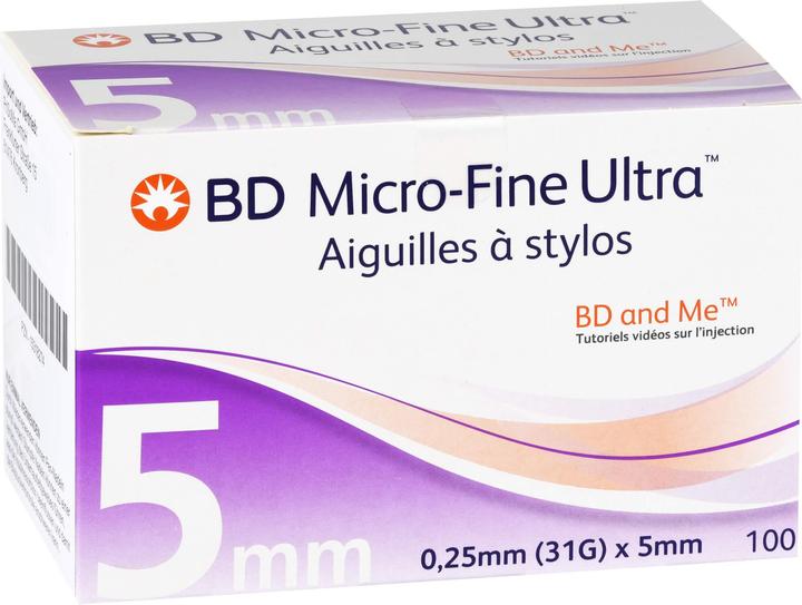 Produktbild BD Micro-Fine Ultra Pen-Nadeln 0,25x5mm, 100 St KAN