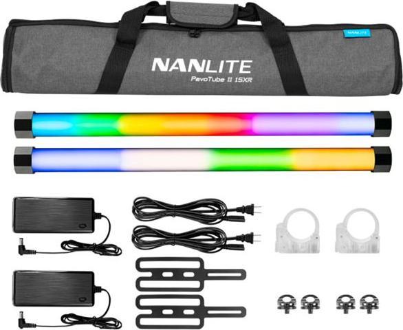 Actual product image Nanlite PavoTube II 15XR 2Kit colour effect light (Further permanent lights)
