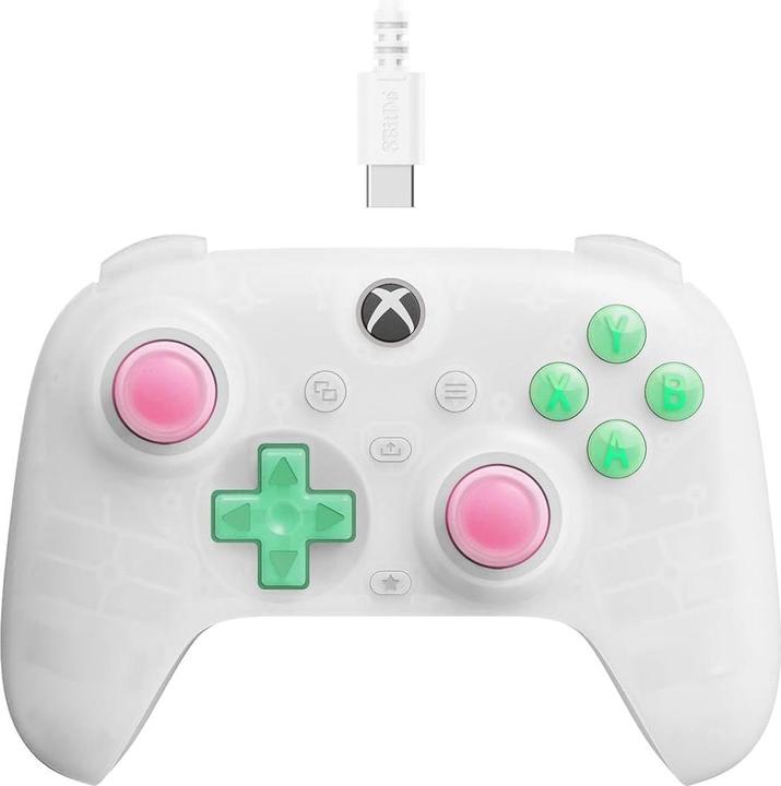 Actual product image 8bitdo Ultimate Mini Wired Xbox Pad Clear White (Xbox Series S)