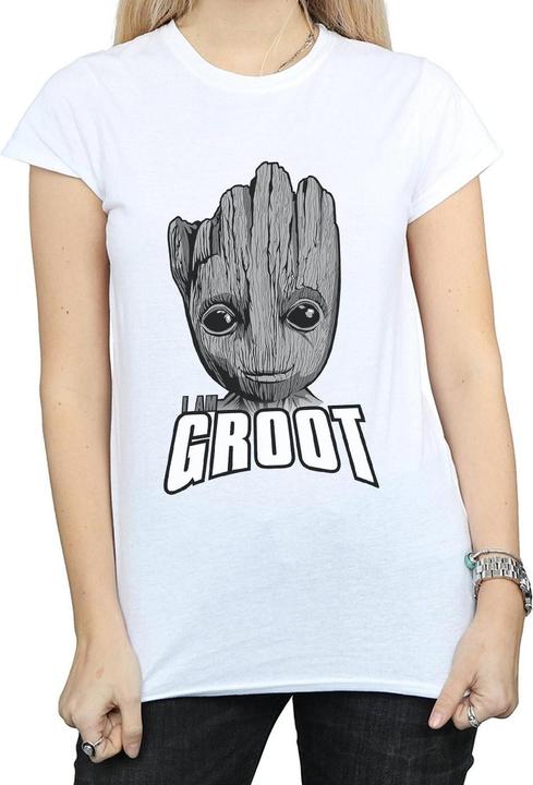 Immagine prodotto Guardians Of The Galaxy Groot Face Maglietta Donna (S)