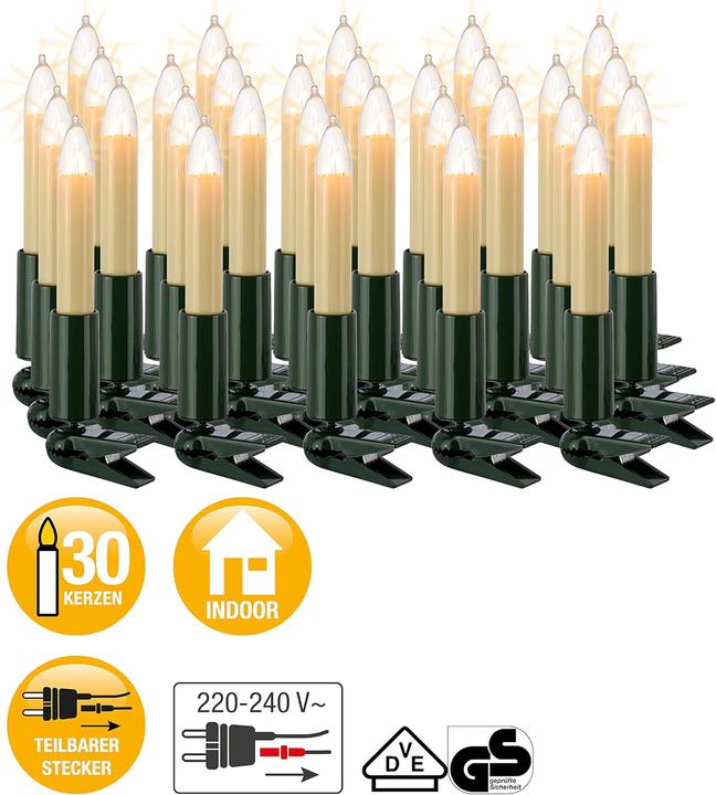 Produktbild Hellum Lichterkette AGL ws 30LP IP20 23,3m 90W m.LM (23.30 m)