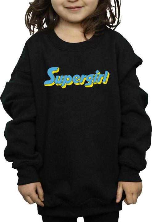 Immagine prodotto Supergirl Text Logo Felpa Ragazze (152, 158)