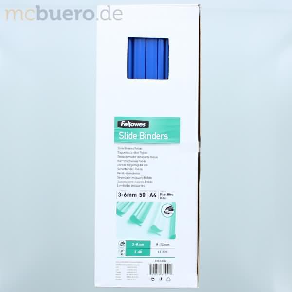 Actual product image Fellowes Clamp rail Relido, A4, 3 (A4, 50 x)