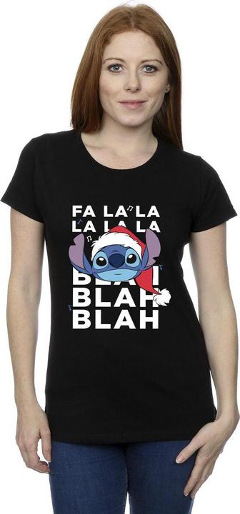 Immagine prodotto Disney Lilo And Stitch Christmas Blah Blah Blah Maglietta Donna (L)