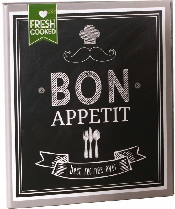 Immagine prodotto Goldbuch Raccoglitore ad anelli per ricette "Bon Appetit (21 x 22 cm, Righe, Copertina rigida)