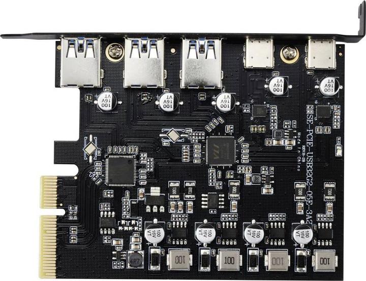 Produktbild Renkforce RF-6613196 3+2 Port USB 3.2 Gen 2 Controllerkarte USB-C® (USB 3.2 Gen