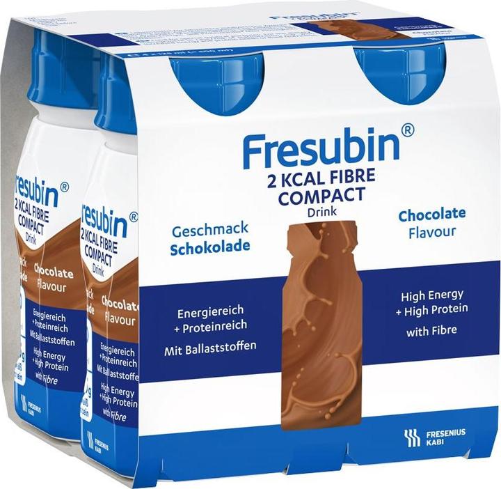 Immagine prodotto Fresubin 2 kcal Bevanda compatta di fibre al cioccolato (4x125ml) (Cioccolato, 4 x)
