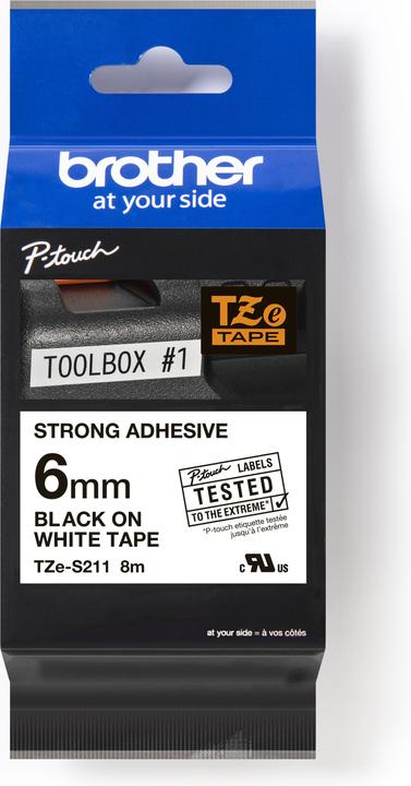 Immagine prodotto Brother Tze-S211 (0.60 cm, Bianco, Nero)