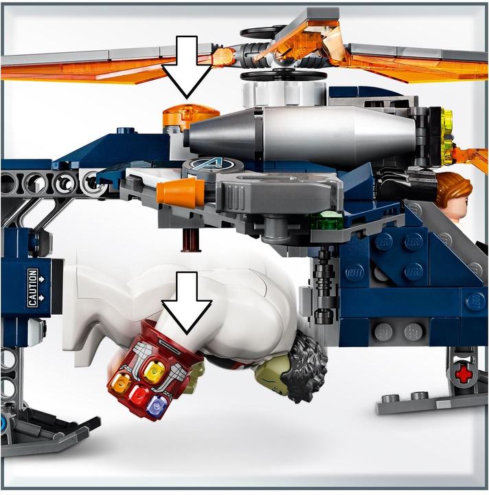 Produktbild LEGO Avengers Hulk Helikopter Rettung (76144, LEGO Marvel)