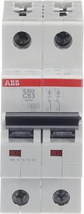 Produktbild ABB S202-C63 Sicherungsautomat 63A pro M compact 2-polig