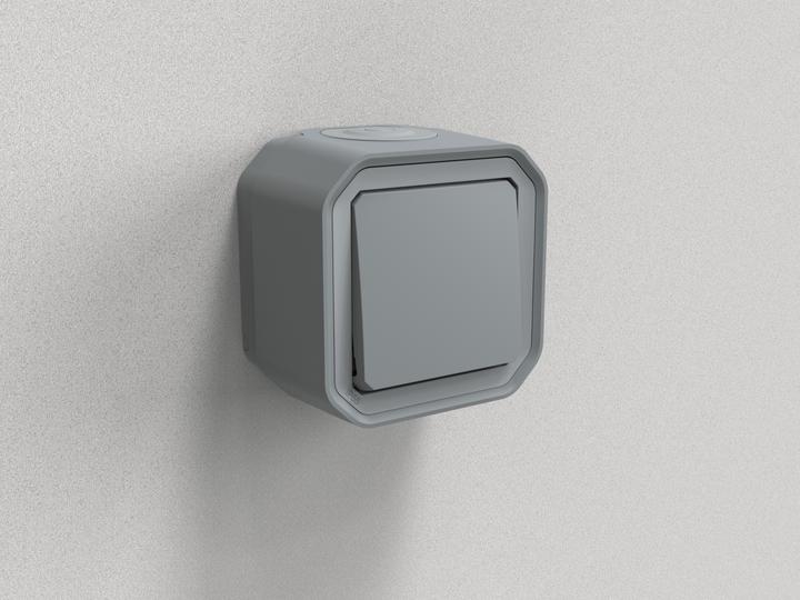Actual product image Legrand 069720L Plexo 069720L New FRAP push-button 10 A plug-in cl.(SL) IK 08