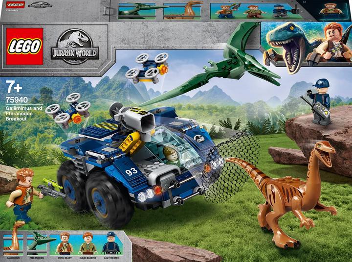 LEGO Outbreak of Gallimimus and Pteranodon (75940, LEGO Jurassic World)