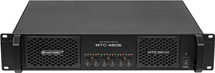 Actual product image Omnitronic MTC-4806 6-channel power amplifier