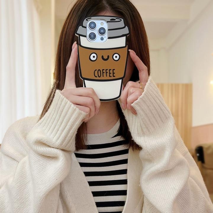 Image du produit Ueli Express Drôle d'étui en silicone pour tasse à café 3D (Apple iPhone 16 Pro Max)